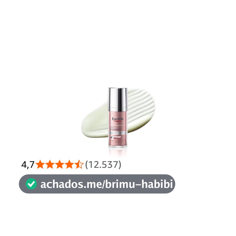 EUCERIN Dual Sérum Facial Antimanchas e Anti-idade 30ml, Anti-Pigment, Clareador, Thiamidol, Ácido Hialurônico