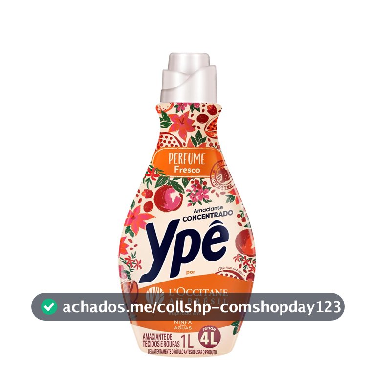 Amaciante de Roupa Concentrado Ypê, Ninfa das Águas, 1L