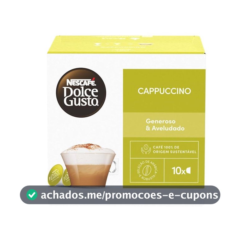 NESCAFÉ DOLCE GUSTO Café em Cápsula Cappuccino 10 Cápsulas
