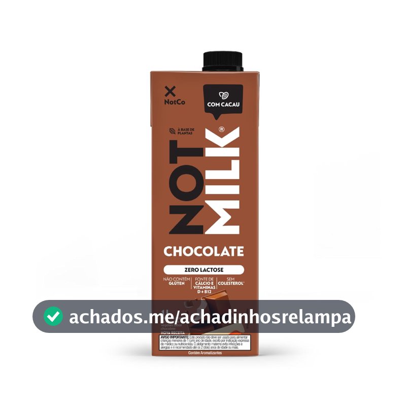 Bebida Vegetal de Chocolate Notco Notmilk, 1L
