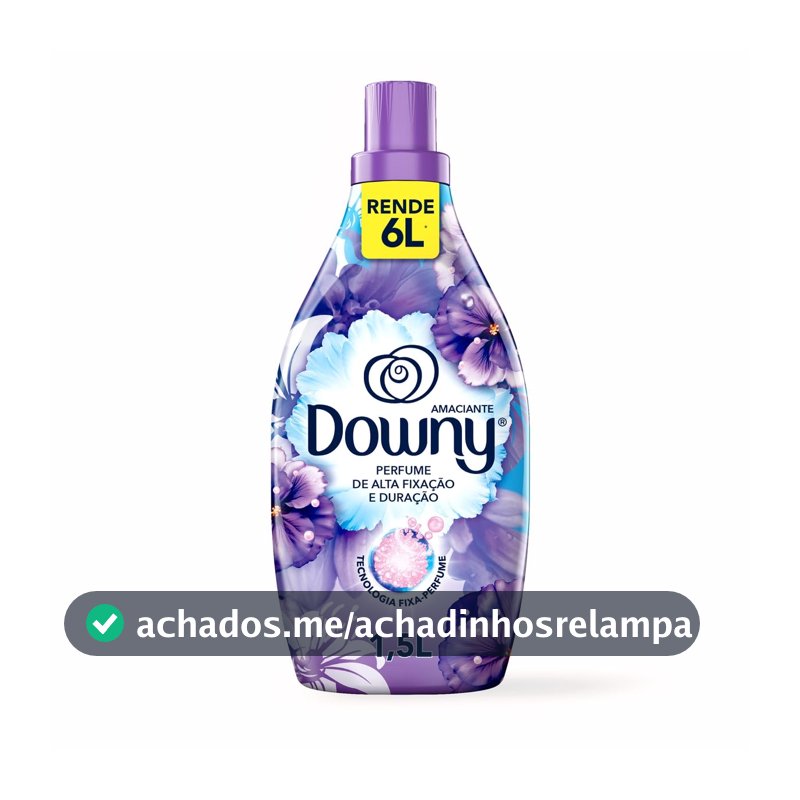 Downy Amaciante Concentrado Lirios Do Campo 1.5L Rende 6L