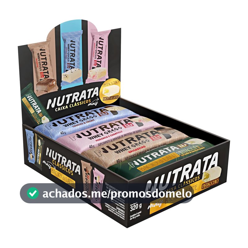 Display Misto Barra de Proteína Nutrata com 8 und