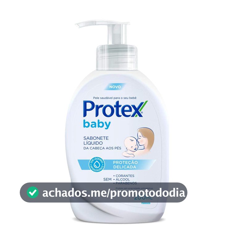 Protex Baby Delicate Care Sabonete Líquido Infantil, 200ml