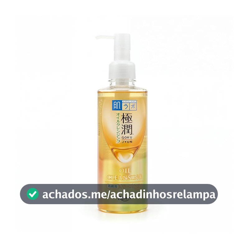 Hada Labo® Gokujyun Oil Cleansing - Óleo de limpeza facial demaquilante com Ácido Hialurônico 200ml