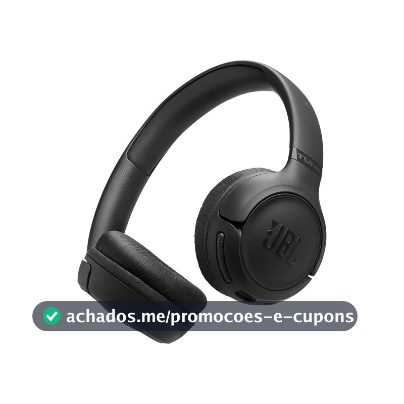 JBL, Fone de Ouvido Bluetooth Over-Ear, Tune 530BT, Sem Fio, Até 76 Horas de Bateria - Preto