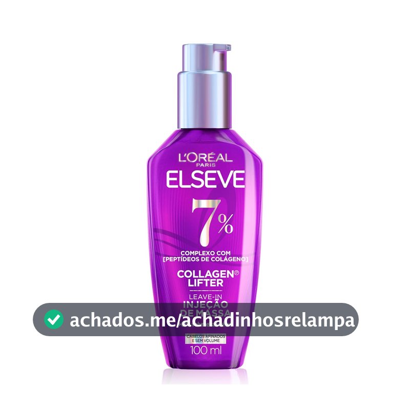 Sérum Leave-in Cabelos Finos Elseve L'Oréal Paris Colágeno Encorpador 100ml