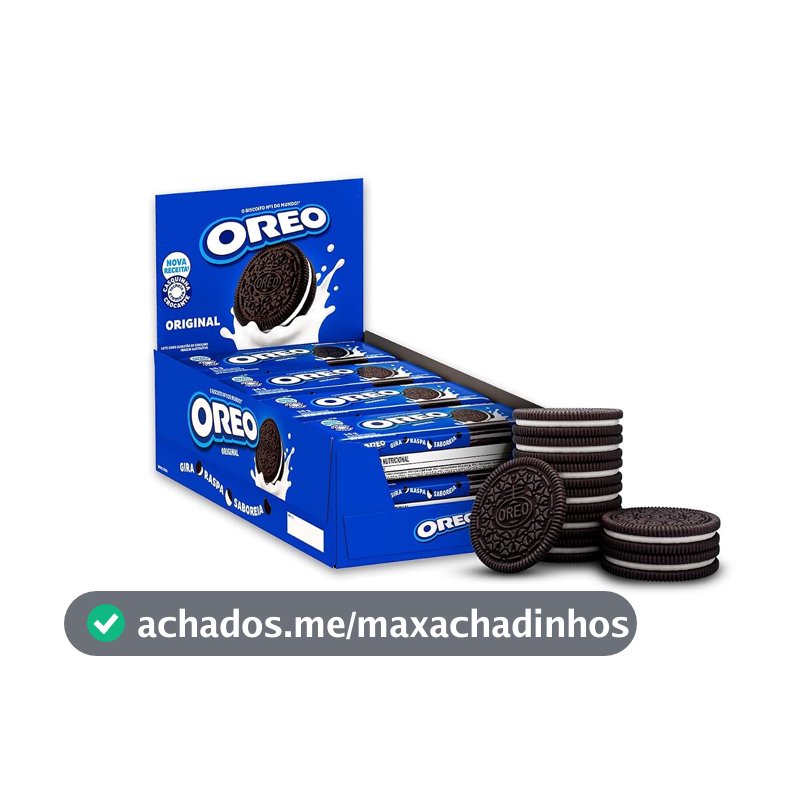 Biscoito Recheado Oreo Original - Display com 8 unidades de 36g