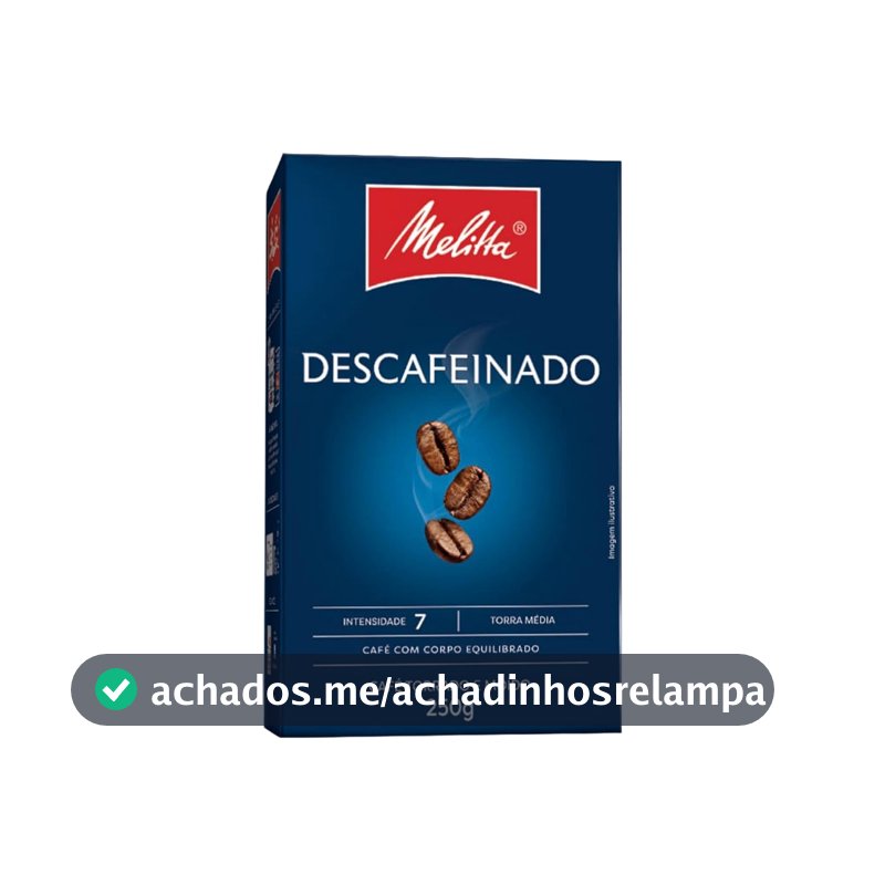 Café Descafeinado Melitta Vácuo 250g