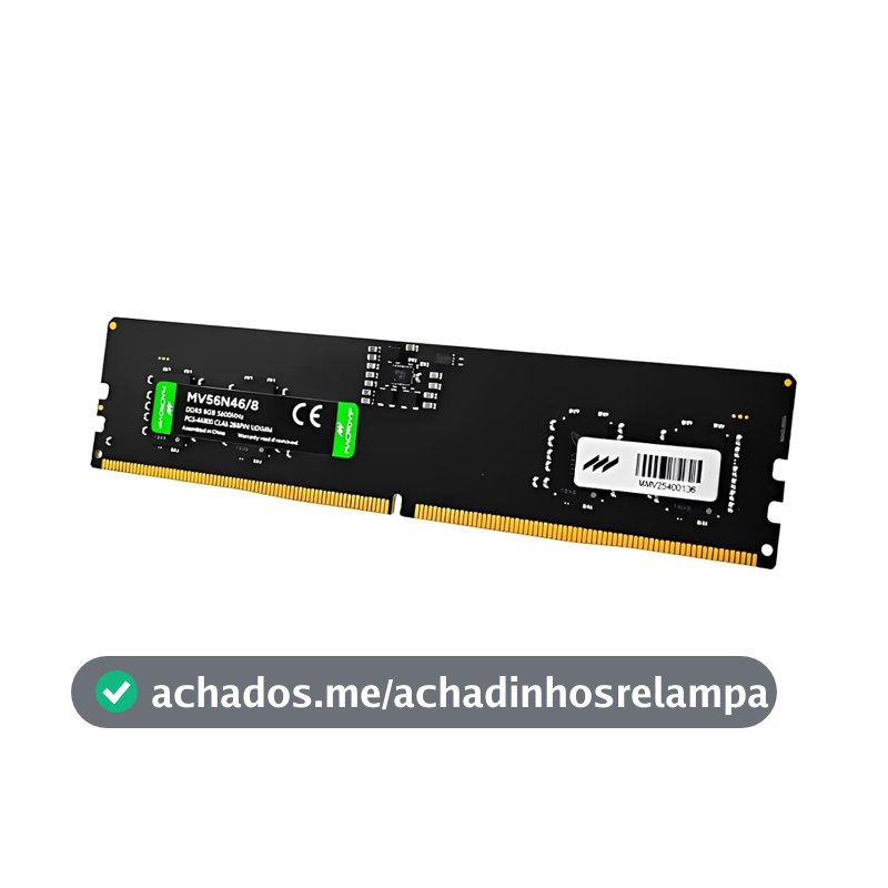 Memória RAM, DDR5, 8GB, 5600MHz, Desktop- MACROVIP