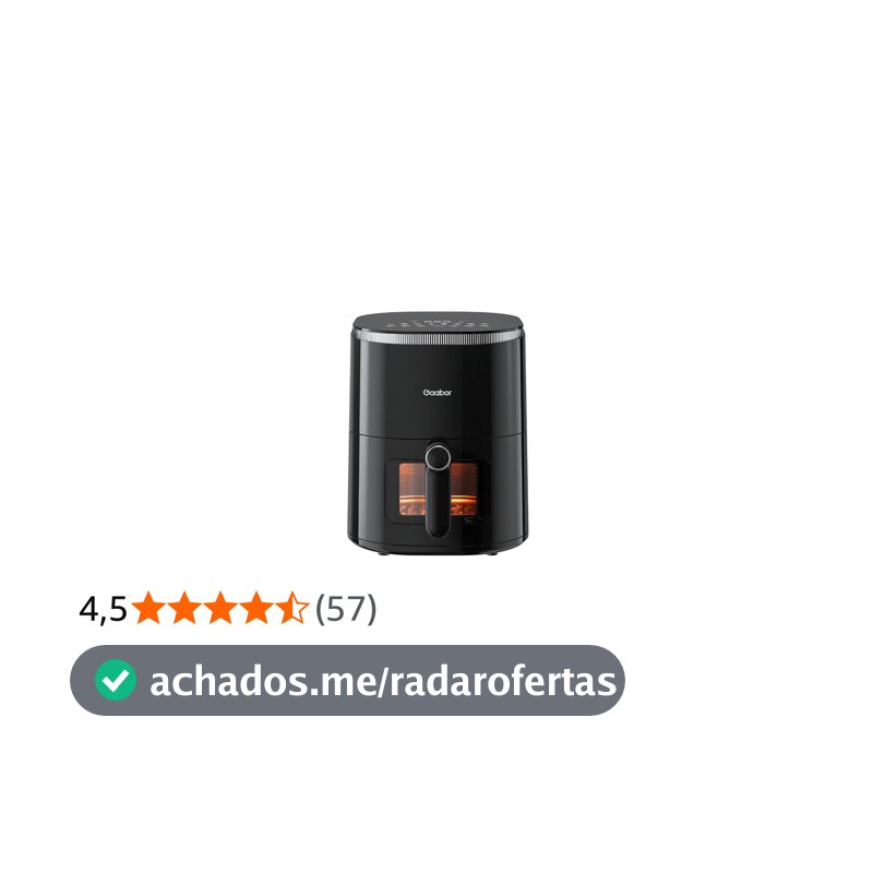 Fritadeira Elétrica Duo Digital 4,2L AF-45T02A, 127V - Gaabor