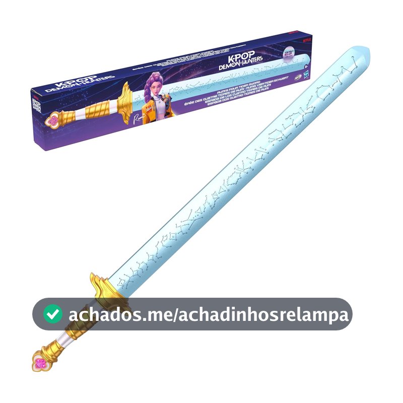 Nerf Guerreiras do K-Pop Espada dos Quatro Tigres da Rumi 60cm 6+