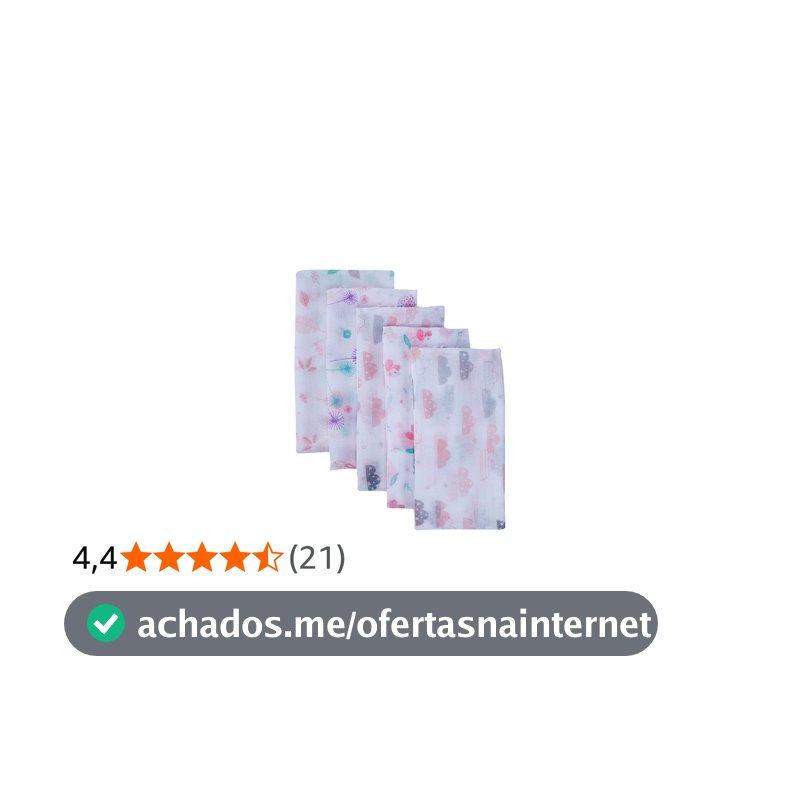 Papi Textil Fralda Papi 80 Estampada 80Cm X 80Cm Contem 05 Un