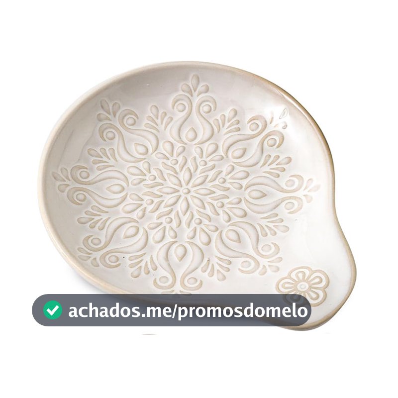Howise Suporte De Cerâmica Para Descanso Colheres Farmhouse Bancada Fogão Cozinha (Branco-A3)