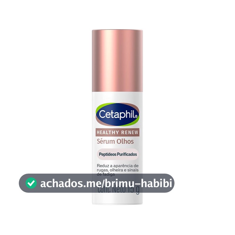 Cetaphil Healthy Renew Sérum Para Olhos com Peptídeos Purificados 15g - Suaviza Olheiras, Antirrugas