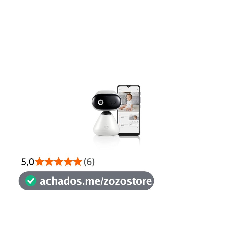 Câmera Babá Eletrônica Motorola HD Com Zoom e Wi-Fi PIP1000