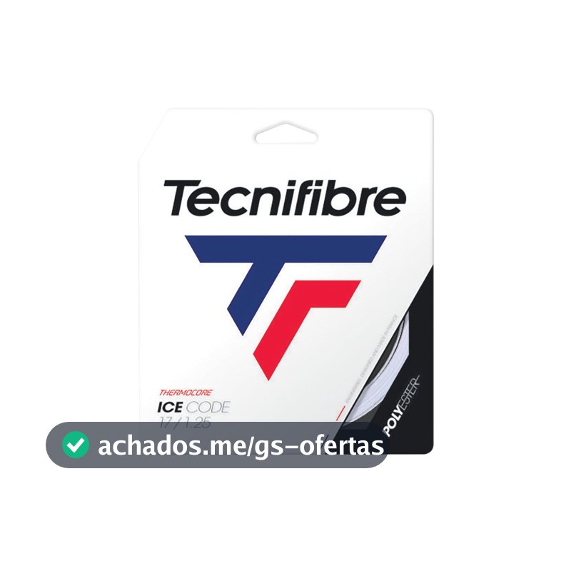 Corda de tênis branca Tecnifibre Ice Code (