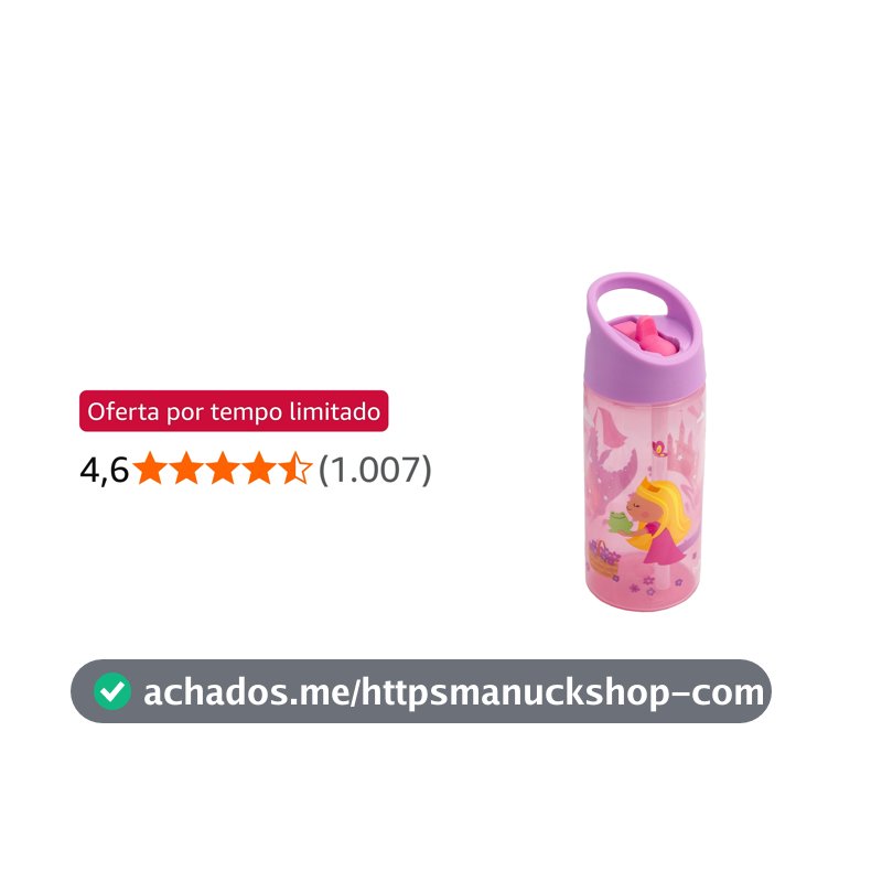 Buba Garrafinha Aventuras Princesa 400 Ml Rosa