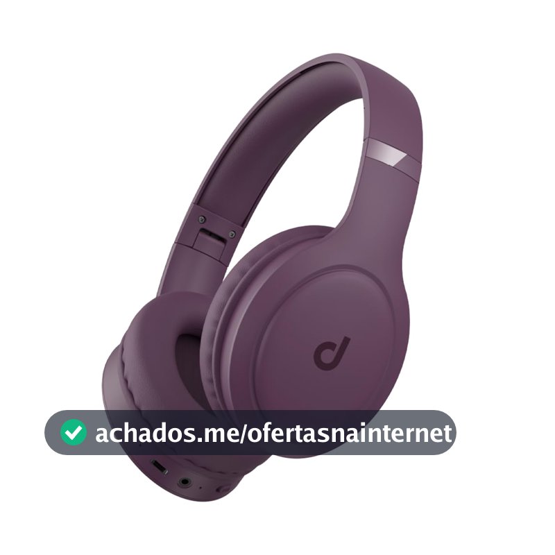 Fone De Ouvido Headphone Dapon H02d Bluetooth 5.1 Over-ear 22 Horas De Bateria (Vermelho)