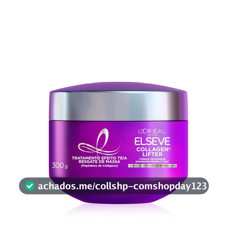 Máscara de Tratamento Elseve L'Oréal Paris Colágeno Encorpador 300g