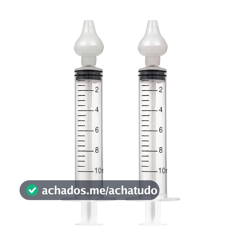 Lavador Nasal Seringa 2 unidades, Buba