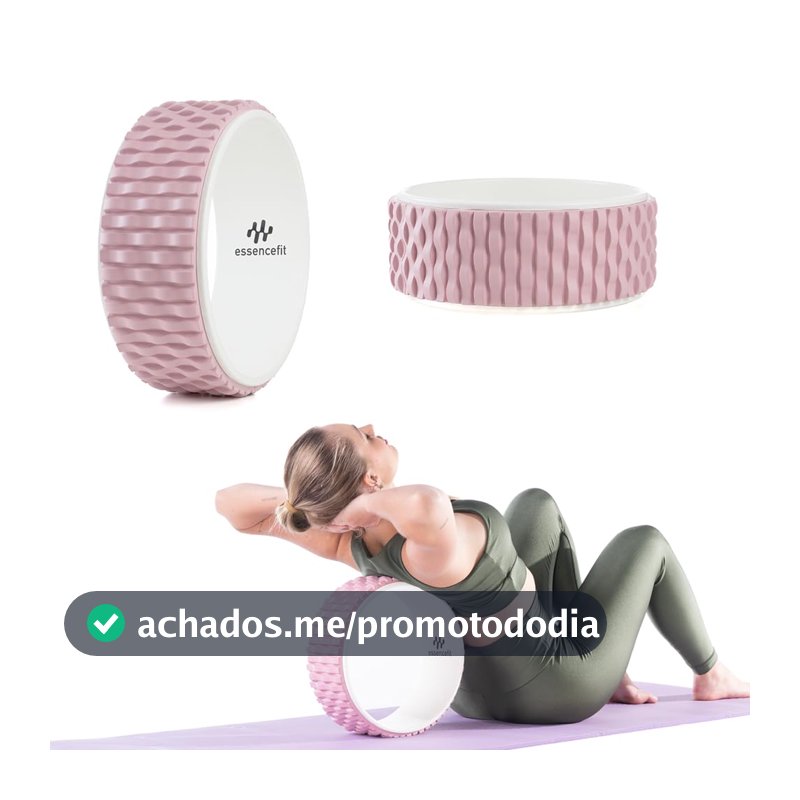 Roda Pilates Yoga Anel Magic Wheel Flow Rolo Exercicios