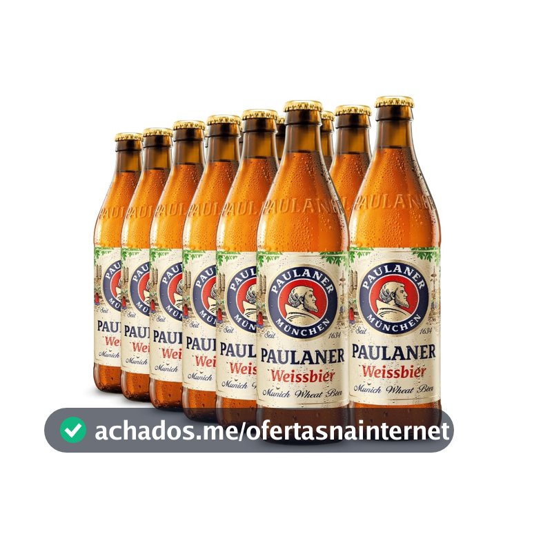 Cerveja De Trigo Paulaner Weissbier Original 500ml (12 Und)