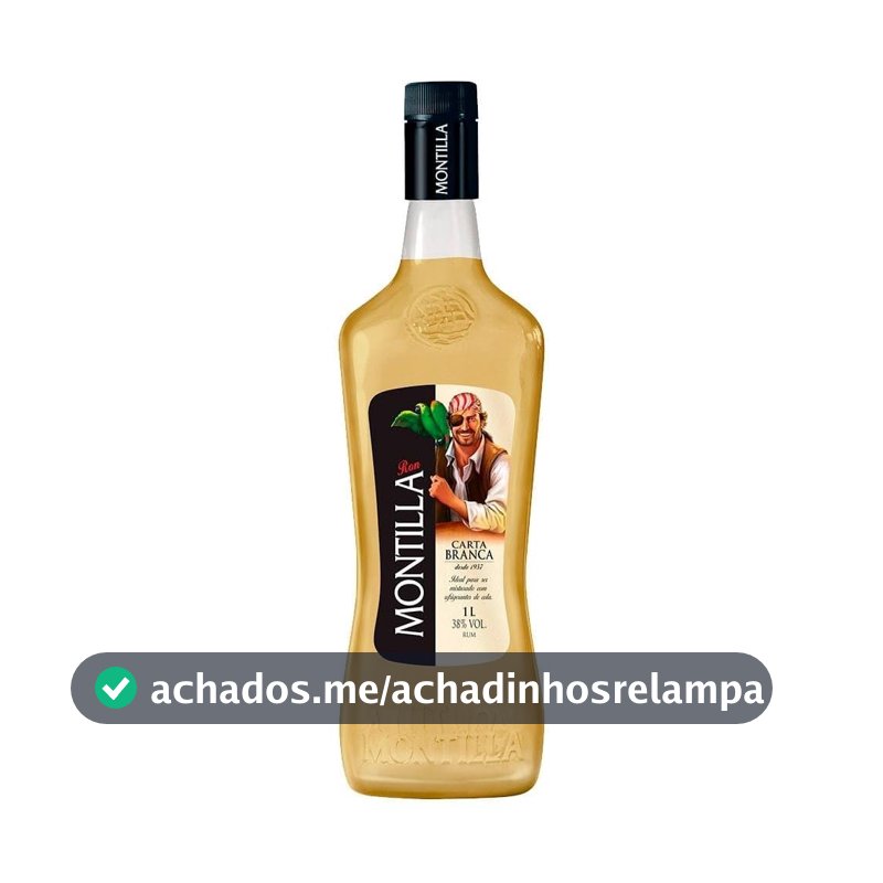 Montilla Rum Carta Branca 1L