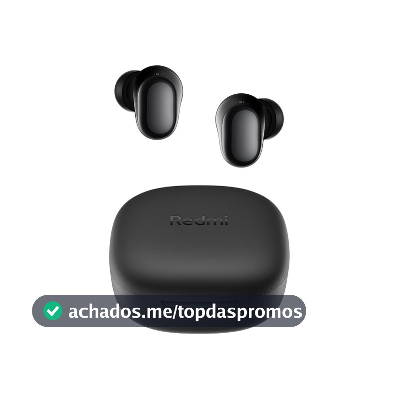 Fone Bluetooth Redmi Buds 6 Play Xiaomi, Preto (XM812PRE)