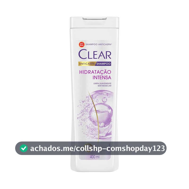 Clear Anticaspahidratação Intensa Shampoo 400 Ml