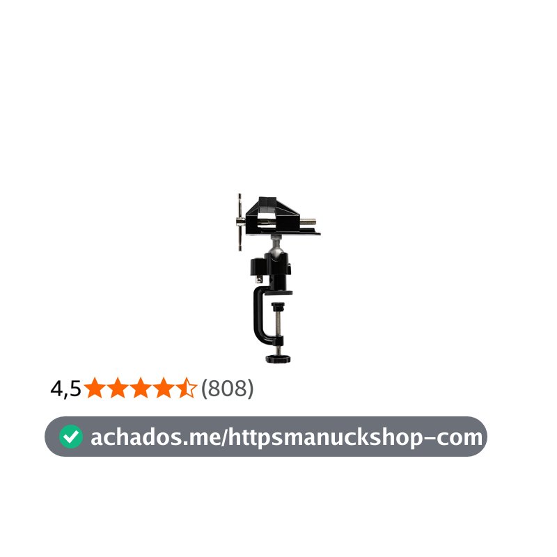 MTX Mini Torno Morsa com Suporte para Furadeira