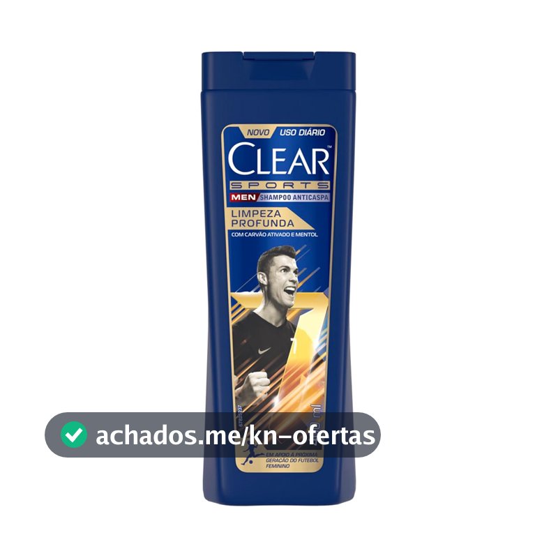 Clear Sports Men - Shampoo Anticaspa Limpeza Profunda 400Ml