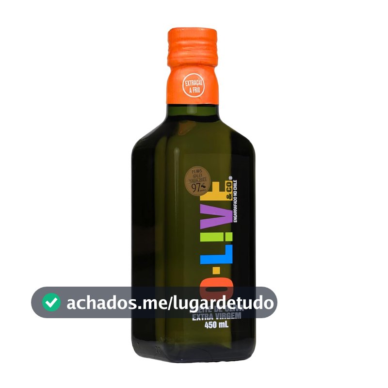 Azeite de oliva extra virgem, O-LIVE & Co, Chileno, vidro, 450ml