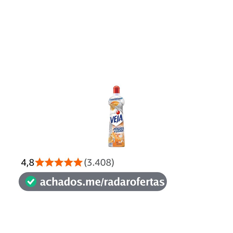 Veja Power Fusion Limpador Multiuso Laranja 500ml