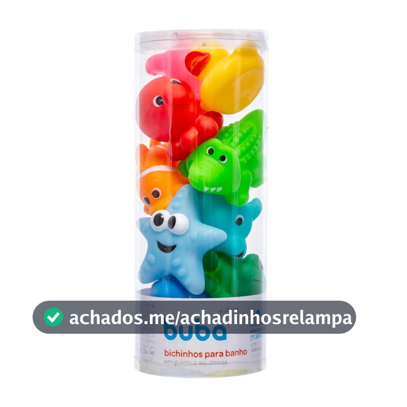 Buba, Bichinhos Para Banho Amiguinhos Aquaticos - 10 Un