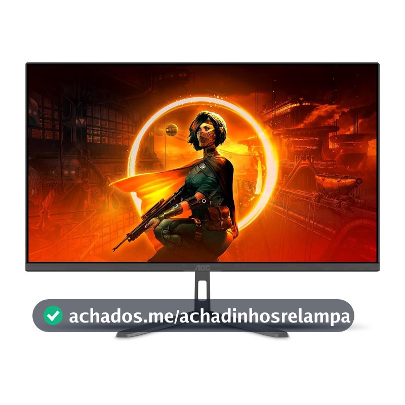 AOC, Monitor Gamer 24” 180Hz, 24G30E, 1ms, HDR, IPS