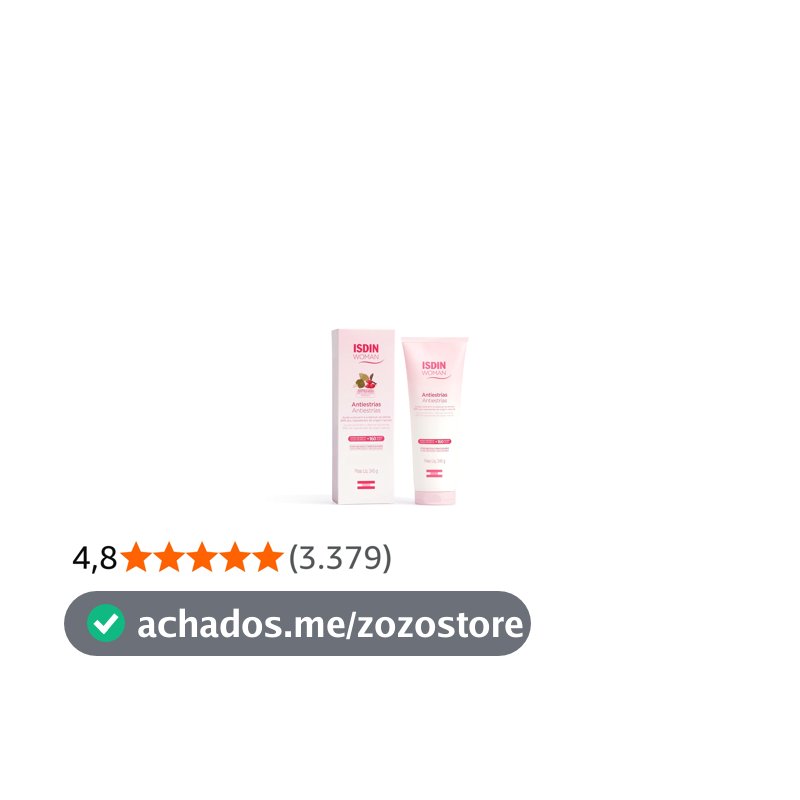 ISDIN Creme Corporal Woman Antiestrias Apto para Grávidas - 245g