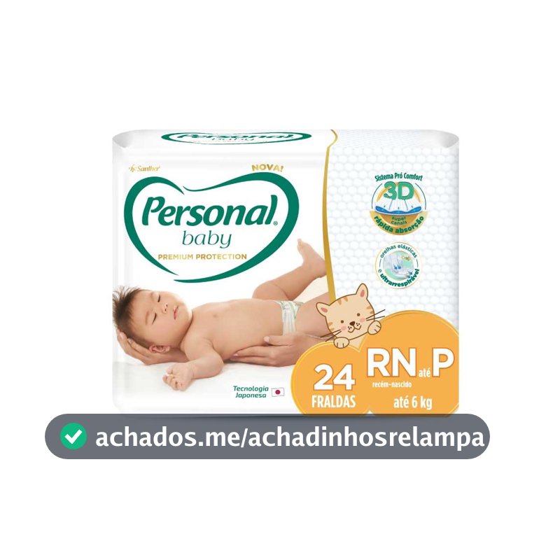 Personal Baby Premium Protection P 24 unidades