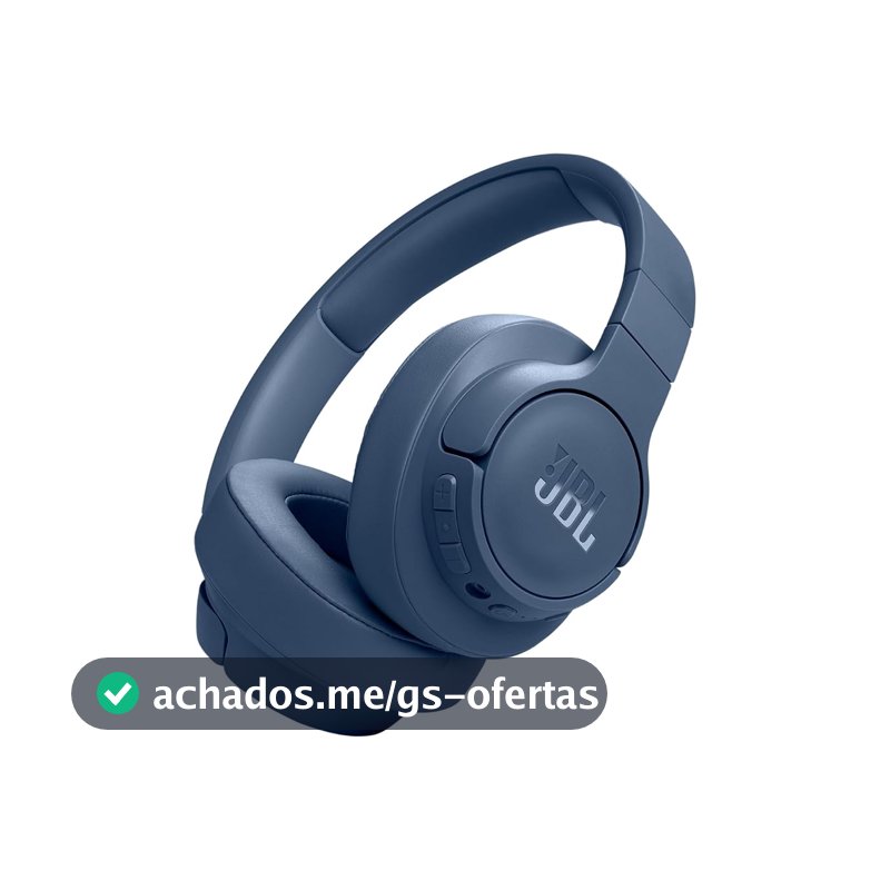 JBL, Fone de Ouvido Bluetooth, Tune 770NC, Over Ear, Sem Fio, Com Cancelamento de Ruído - Azul