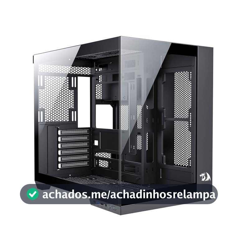Gabinete Redragon Wideload Pro CA-604B-PRO Preto