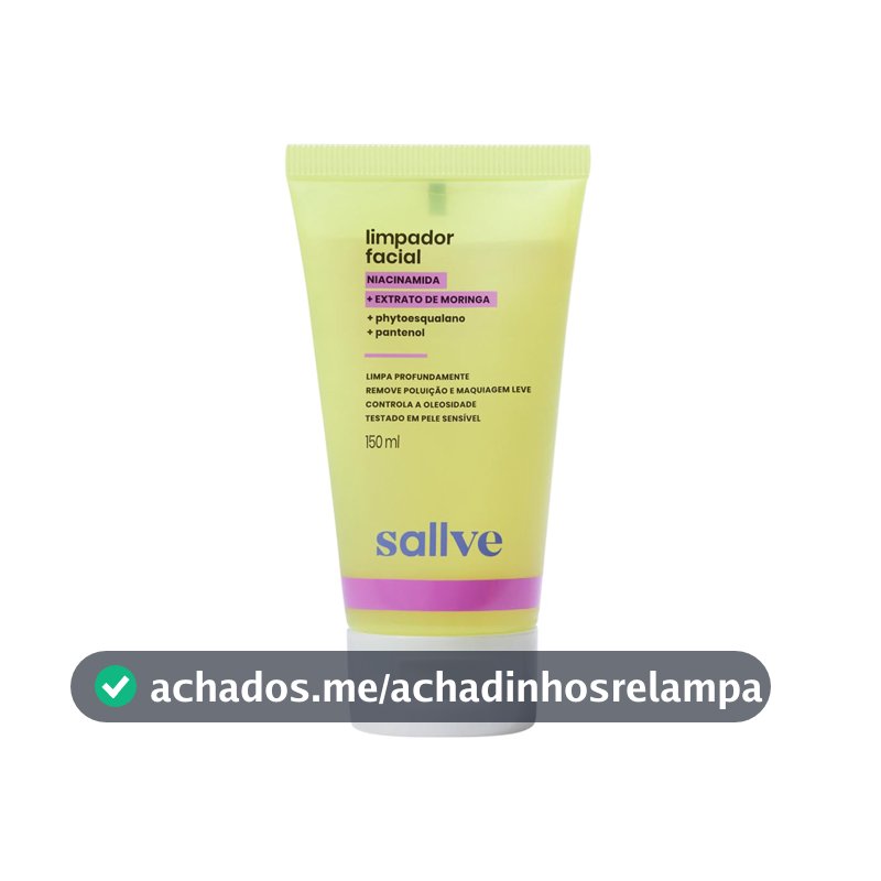 Limpador Facial 150ml - Niacinamida, Extrato de Moringa