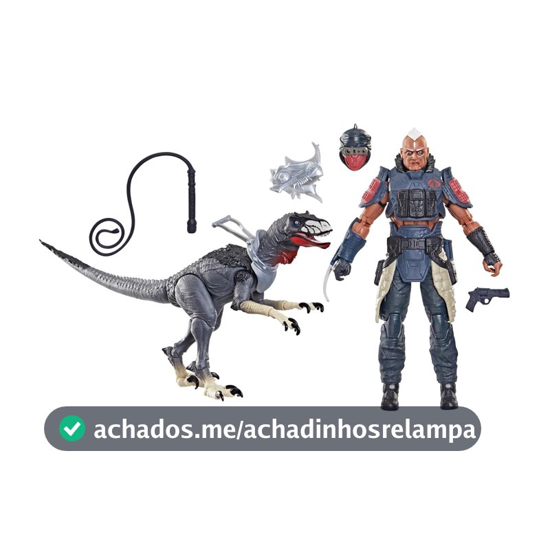 G.I. Joe Classified Series #196, Professor Rottclaw & Cobra Deinonychus, Collectible 6 Inch Action Figure and Dinosaur Toy