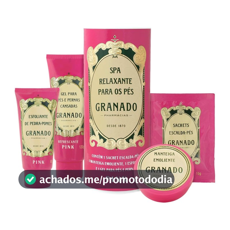 Kit Spa para os Pés Granado Pink
