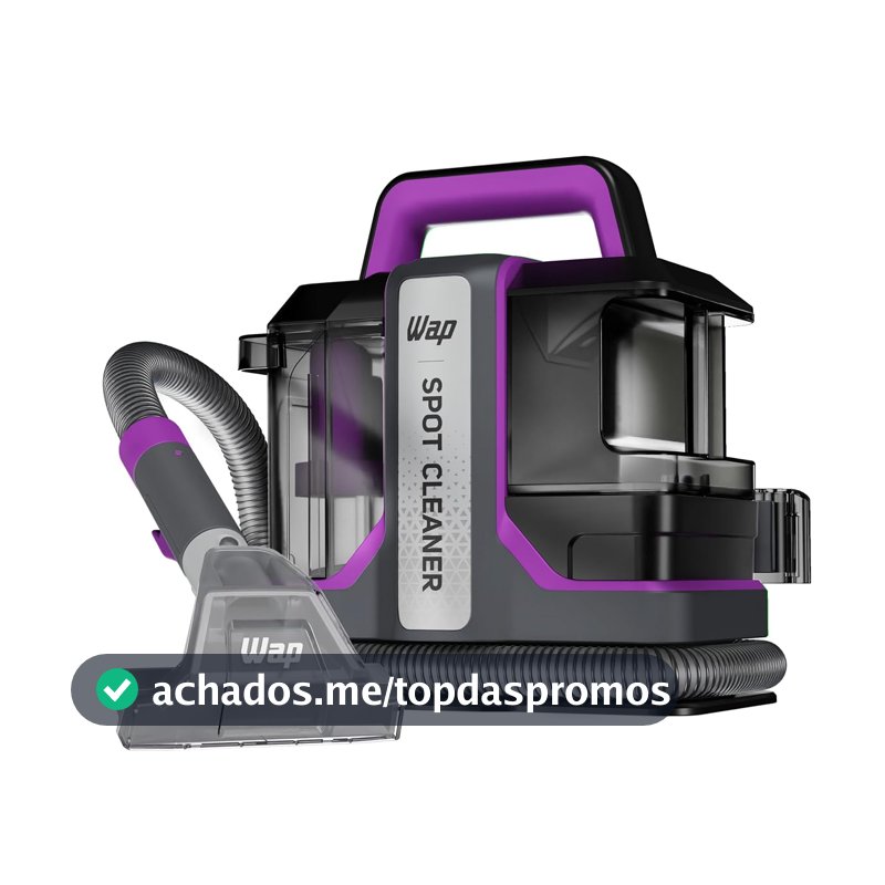 WAP Extratora Portátil Spot Cleaner W3, 3 em 1, Borrifa, Esfrega e Extrai, com Sistema de Autolimpeza, 1450W 127V