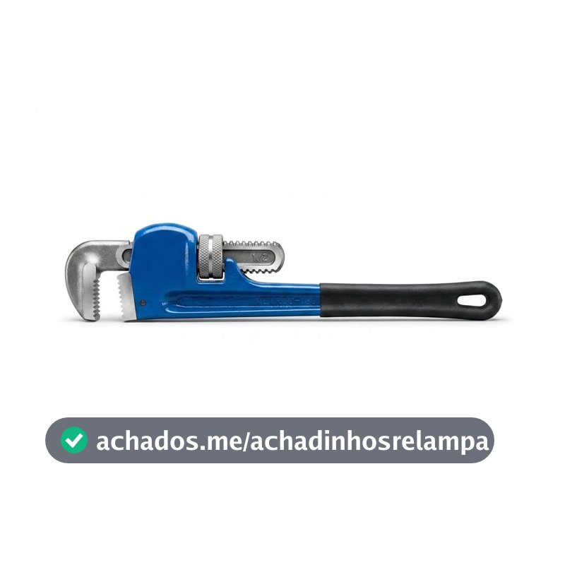Chave Grifo 14 Polegadas para Tubos com Abertura Ajustável em Aço