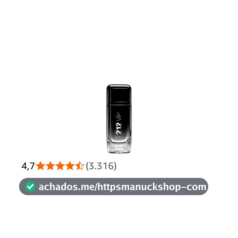 212 Vip Black Carolina Herrera - Perfume Masculino Eau de Parfum - 100ml, Carolina Herrera, 100