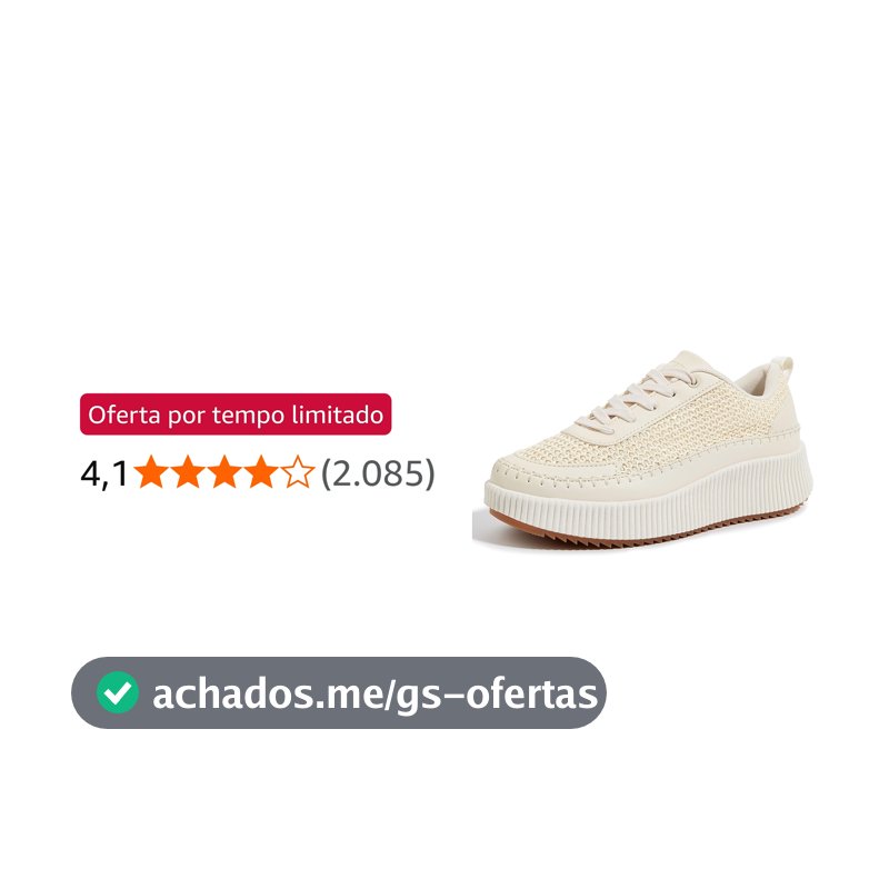 LUCKY STEP Tênis Plataforma Feminino Strass Chunky Casual Brilhante Retrô Trançado para Caminhada