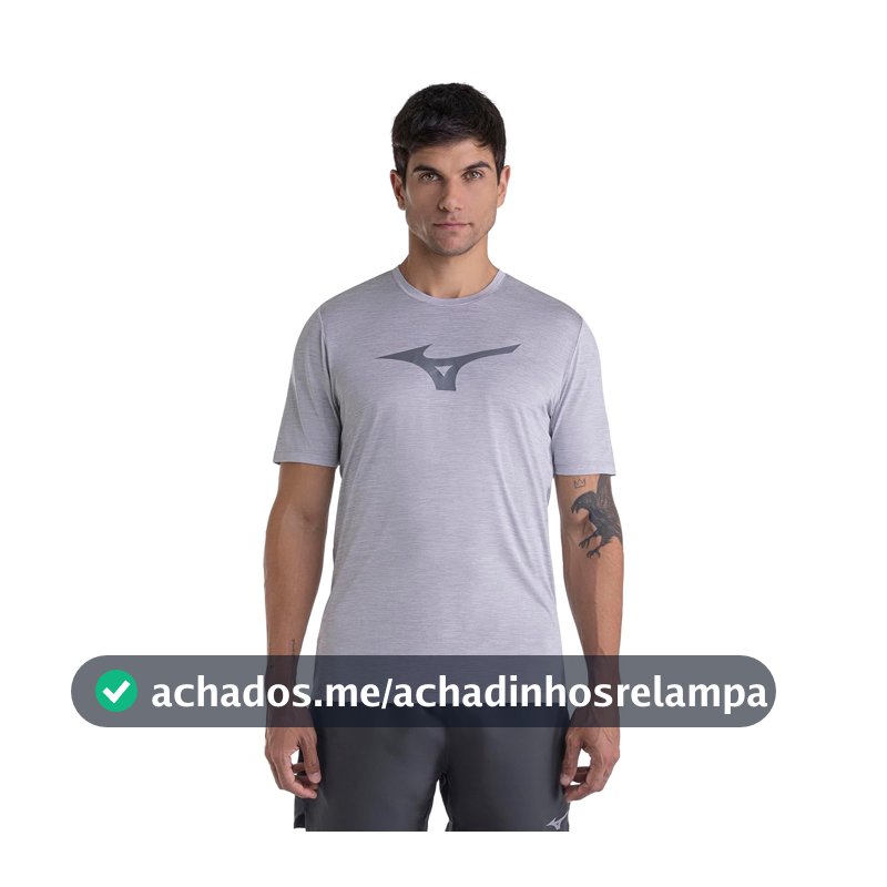 Camiseta Mizuno Spark Mescla Masculina
