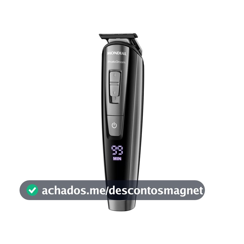 MONDIAL Aparador de Pelos PraticGroom, Preto, Bivolt - BG-09