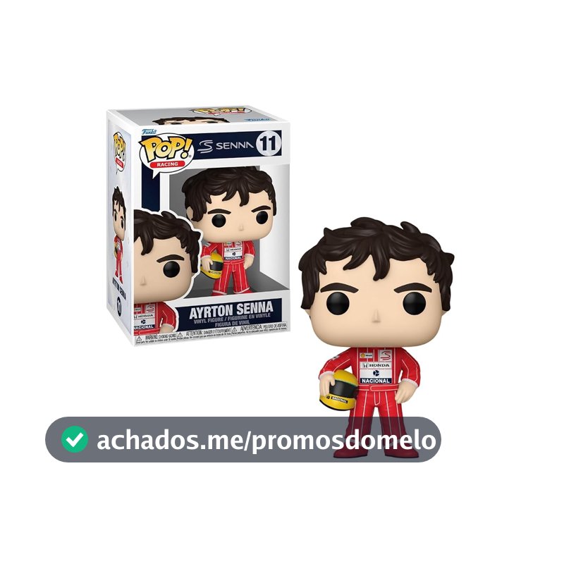 Candide, Boneco, Funko POP! Ayrton Senna, Racing McLaren - 10 cm