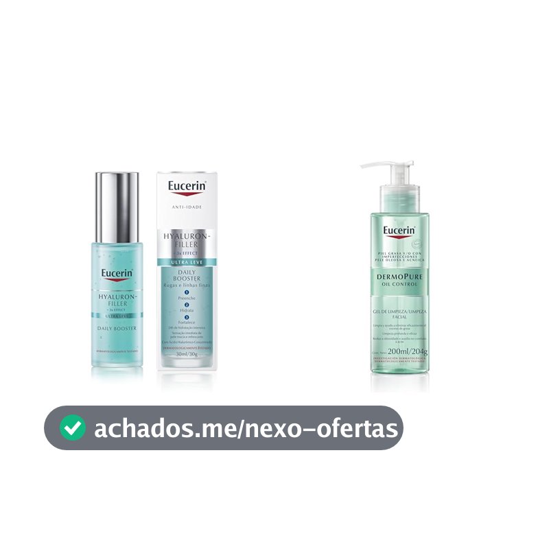 EUCERIN Sérum Facial Daily Booster UltraLeve 30ml, 24h Hidratação, Fortaceledor, Hyaluron-Filler, Ácido Hialurônico, Antirrugas, Hidratante